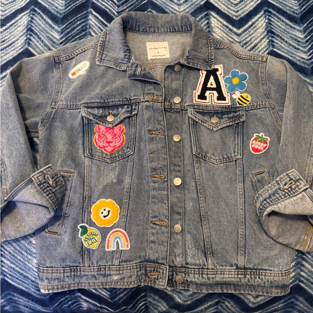 Women’s Denim Jacket with Patches
